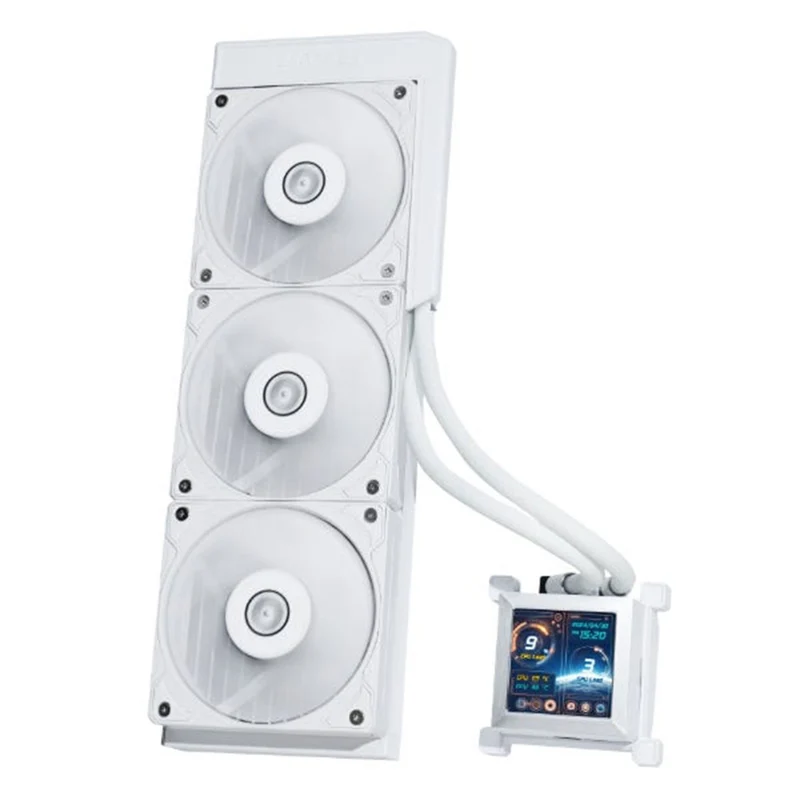 Lian Li Hydroshift LCD 360S AIO Liquid Cooler (Black, White)