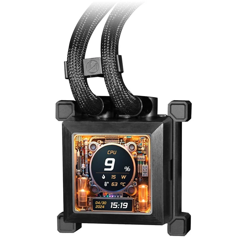 Lian Li Hydroshift LCD 360TL AIO Liquid Cooler (Black, White)