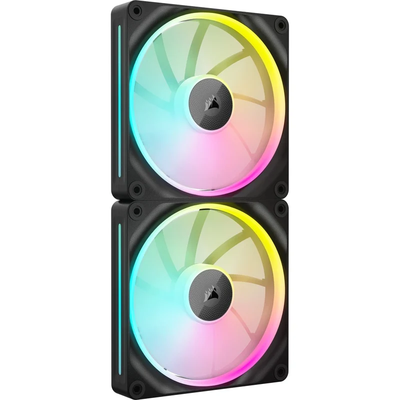 Corsair iCUE LINK LX140 RGB 140MM PWM Dual Fan Starter Kit (Black, White)