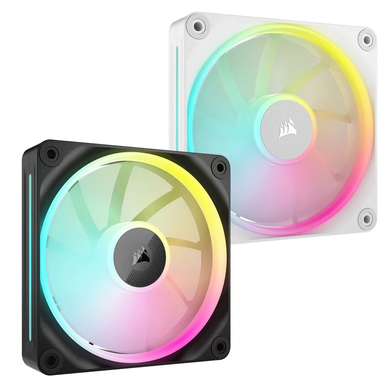 Corsair iCUE LINK LX140 RGB 140MM PWM PC Fan Expansion Kit (Single Pack) (Black, White)