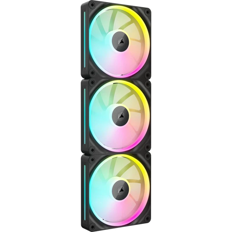 Corsair iCUE LINK LX120 RGB 120MM PWM Fan Triple Starter Kit (Black, White)