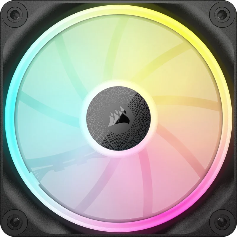 Corsair iCUE LINK LX120 RGB 120MM PWM Fan Triple Starter Kit (Black, White)