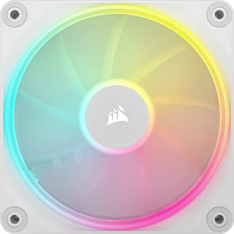 Corsair iCUE LINK LX120 RGB 120MM PWM Fan Triple Starter Kit (Black, White)
