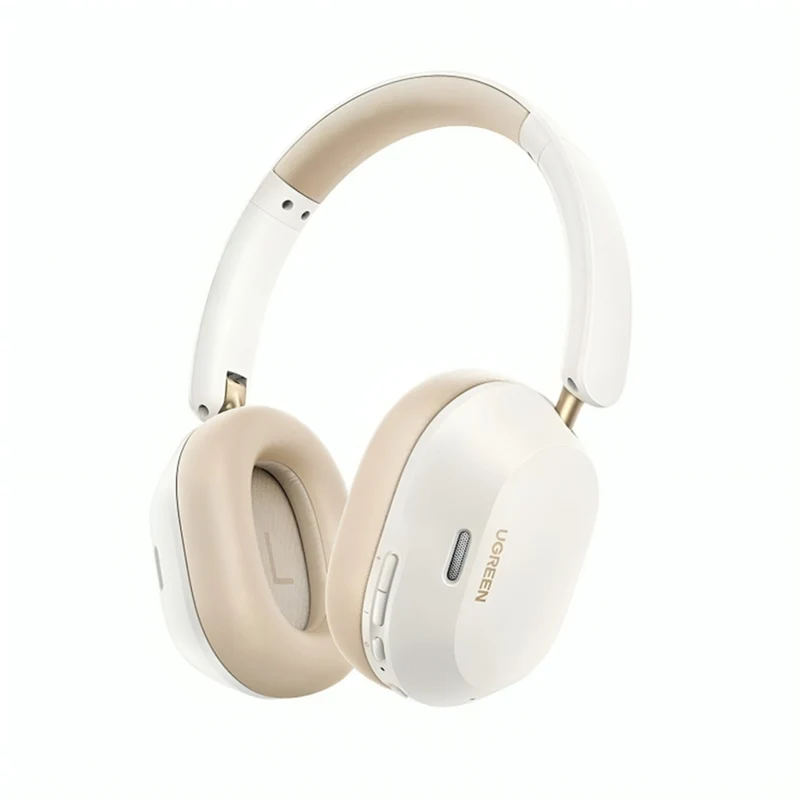 Ugreen HiTune Max5c Hybrid Active Noise-Cancelling Headphones (Black, White) (HP203/35757, HP203/35758)