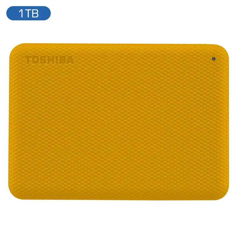 Toshiba Canvio Advance 2.5" USB 3.2 Portable External Hard Drive (1TB, 2TB) (Honey)