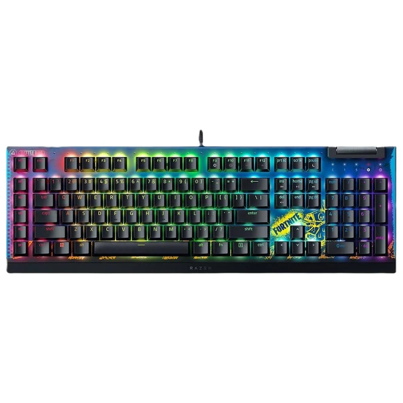 Razer Blackwidow V4 X Mechanical Gaming Keyboard with Razer Chroma RGB (Fortnite Edition) (Yellow Switch)