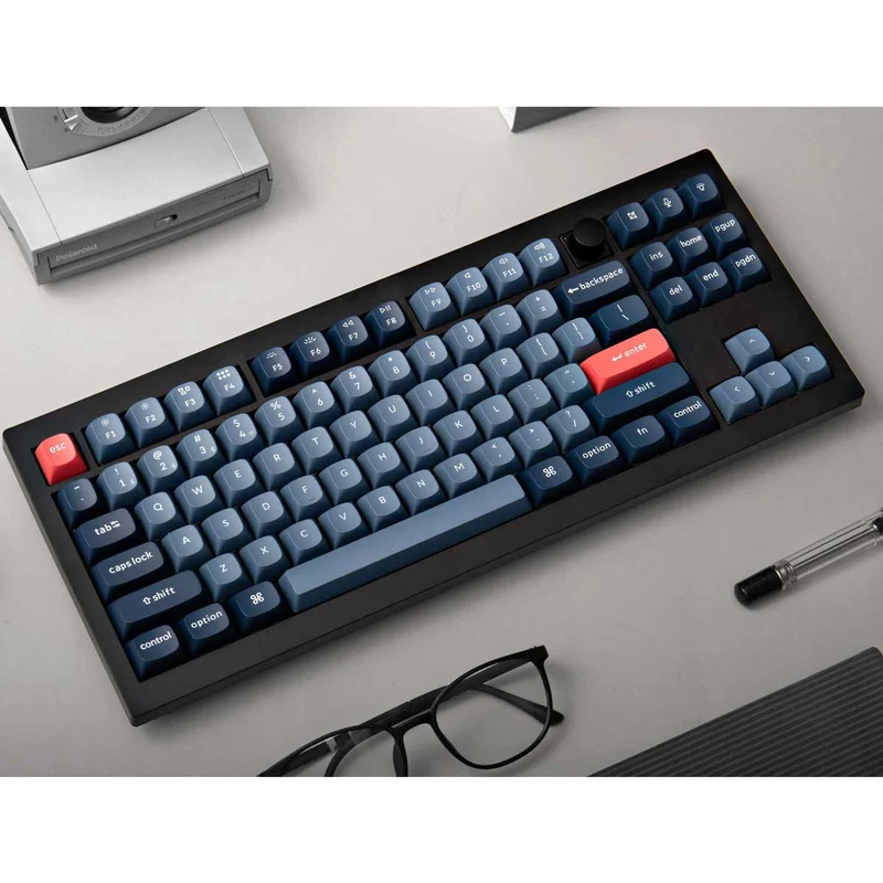 Keychron V3 Max QMK/Via Fully Assembled With Knob RGB Backlit Hot-Swappable TKL Wireless Custom Mechanical Keyboard - Carbon Black (Gateron Jupited Red Switch, Gateron Jupiter Brown Switch, Gateron Jupiter Banana Switch) (V3M-D1, V3M-D3, V3M-D4)
