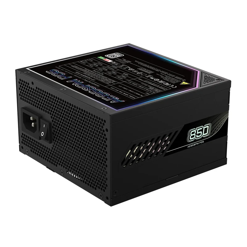 Gigabyte Aorus Elite P850W 80+ Platinum Modular Pcie 5.0 Ice Power Supply (Black)