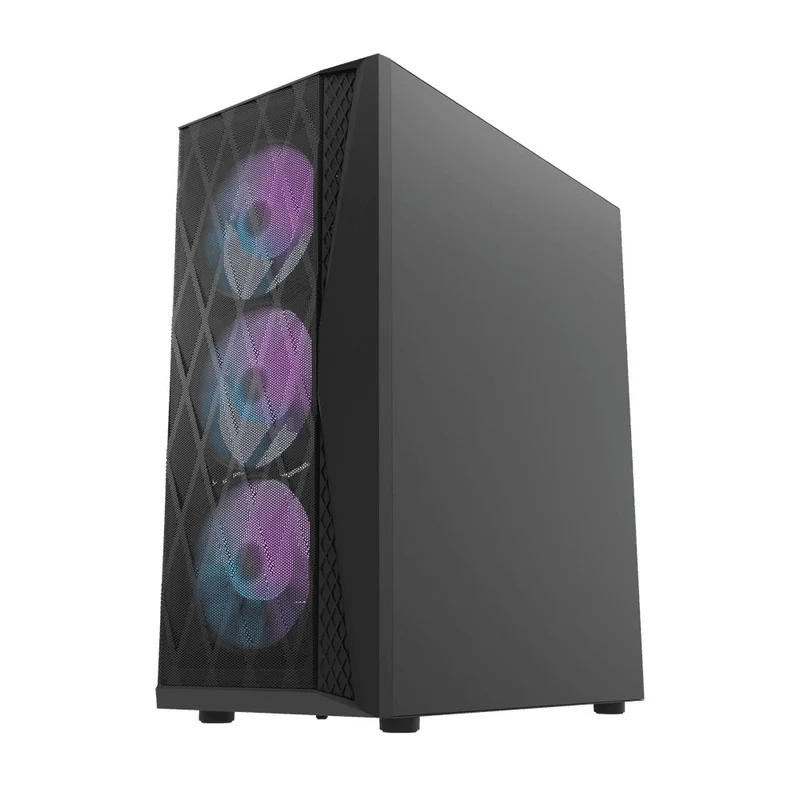 Darkflash DK352 Mesh Luxury ATX Gaming PC Case (Black, White)