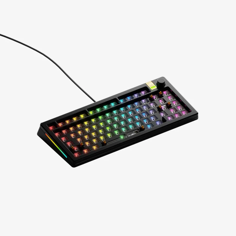 Glorious GMMK 3 Pro HE Barebone Edition Compact (75%) Custom Wired Mechanical Gaming Keyboard (Black)