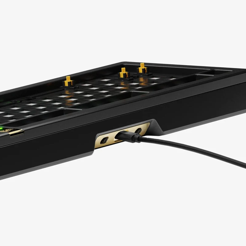 Glorious GMMK 3 Pro HE Barebone Edition Compact (75%) Custom Wired Mechanical Gaming Keyboard (Black)