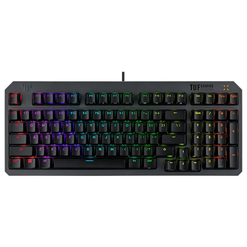 Asus TUF K3 Gen II RA07 RGB IP57 Wired Optical Mechanical Gaming Keyboard (Blue Switch, Red Switch)