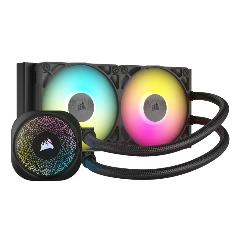 Corsair iCUE LINK TITAN 240 RX RGB AIO Liquid CPU Cooler (Black, White)