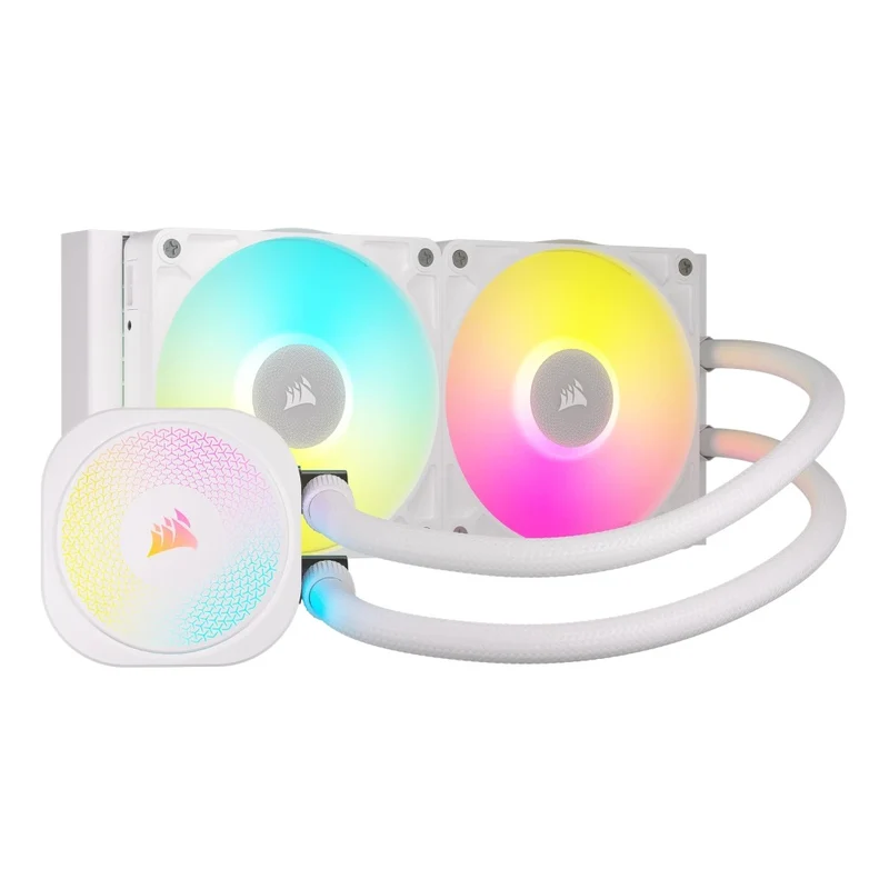 Corsair iCUE LINK TITAN 240 RX RGB AIO Liquid CPU Cooler (Black, White)