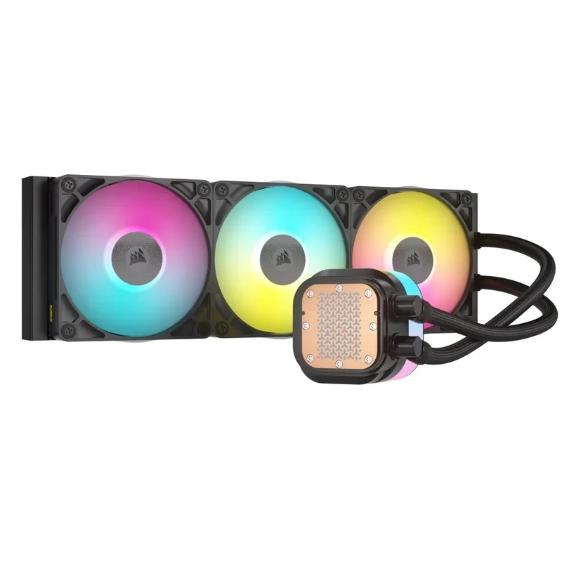 Corsair iCUE LINK TITAN 360 RX RGB AIO Liquid CPU Cooler (Black, White)