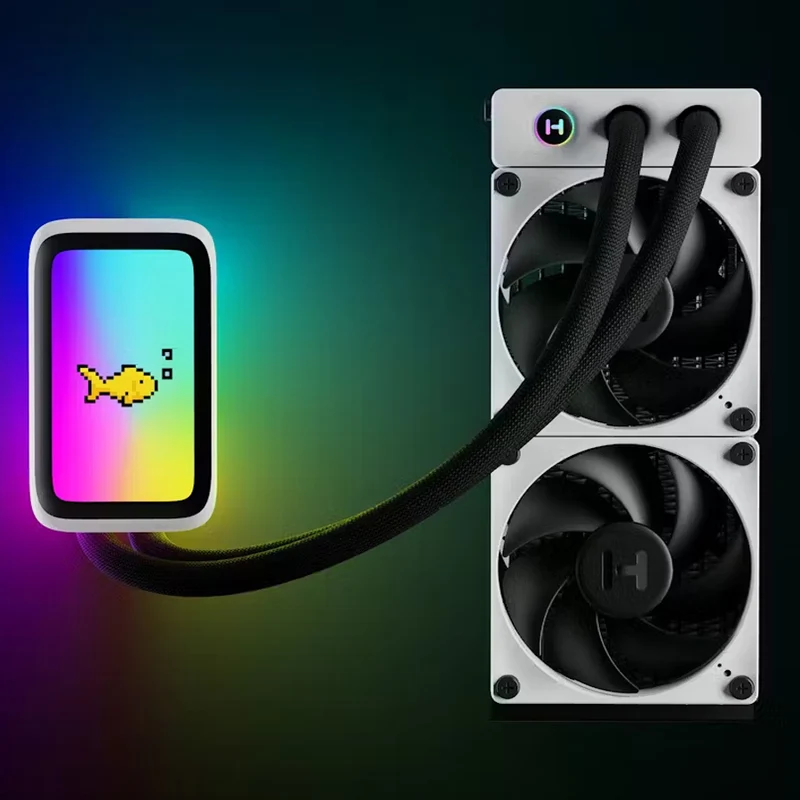 Hyte THICC Q60 Digital Processor Cooling (Fan-Hyte-Q60-BW)