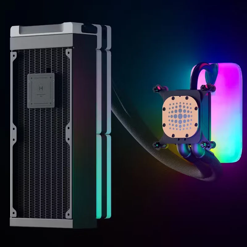 Hyte THICC Q60 Digital Processor Cooling (Fan-Hyte-Q60-BW)
