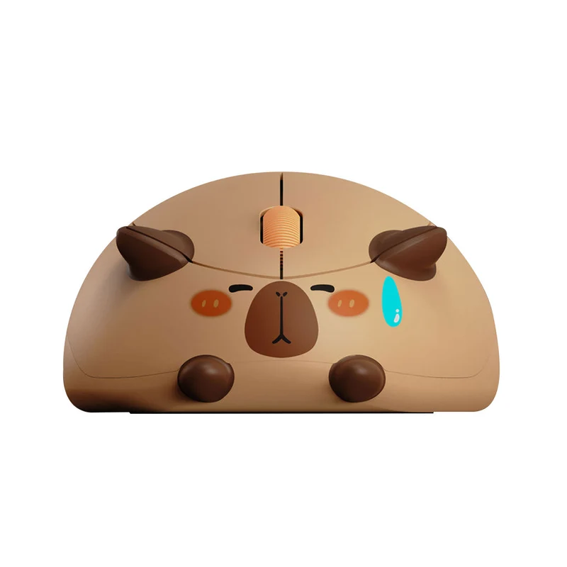 Akko Capybara Wireless Mouse (Brown, Pink)