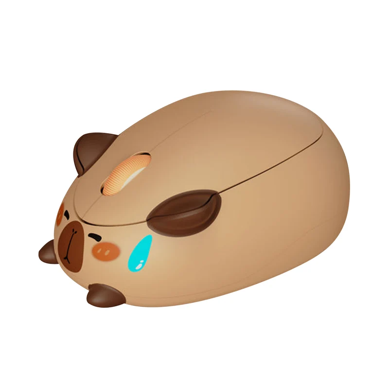 Akko Capybara Wireless Mouse (Brown, Pink)