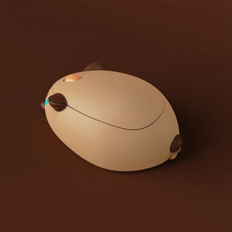 Akko Capybara Wireless Mouse (Brown, Pink)