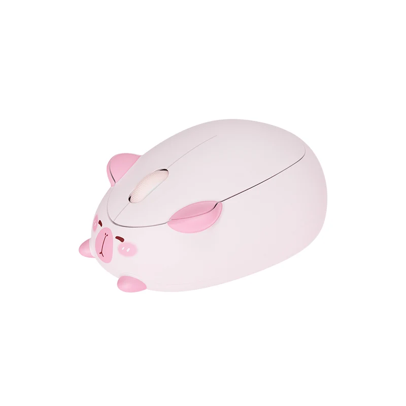 Akko Capybara Wireless Mouse (Brown, Pink)