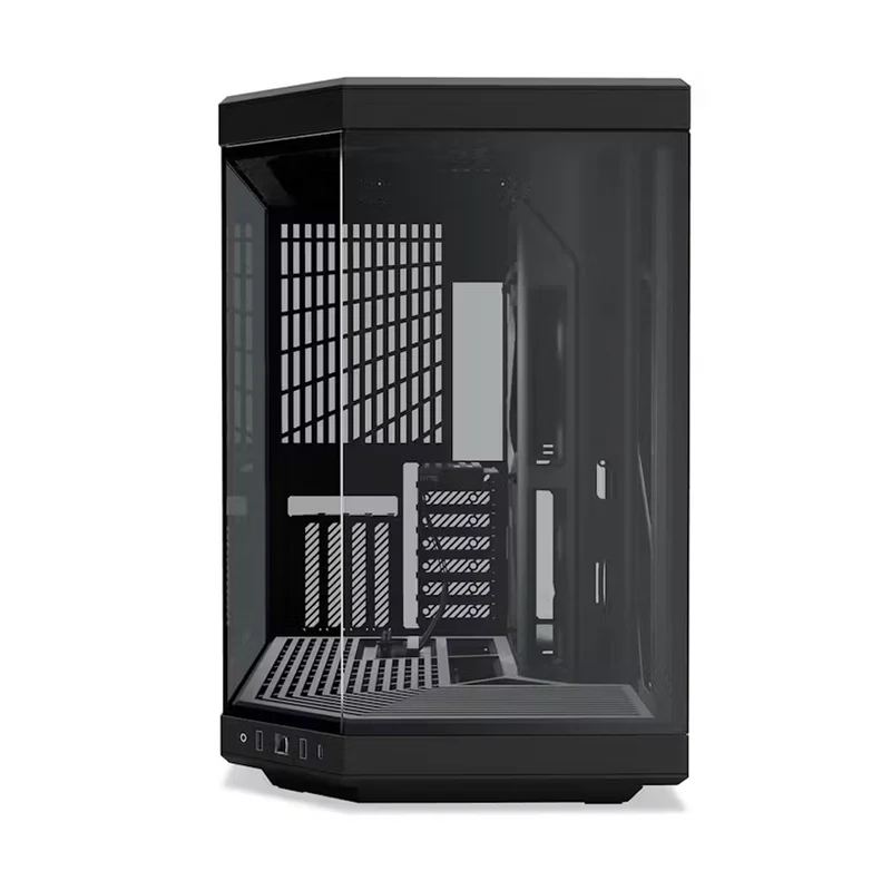 Hyte Y70 Dual Chamber ATX Mid-Tower Modern Aesthetic Case (Black, Black/Red, Black/White, White)
