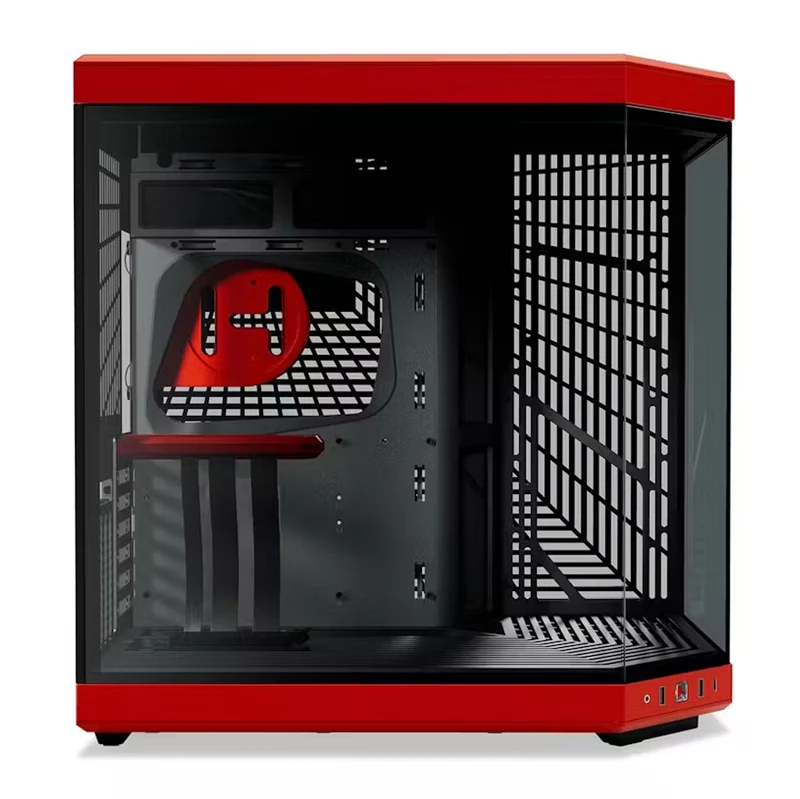 Hyte Y70 Dual Chamber ATX Mid-Tower Modern Aesthetic Case (Black, Black/Red, Black/White, White)