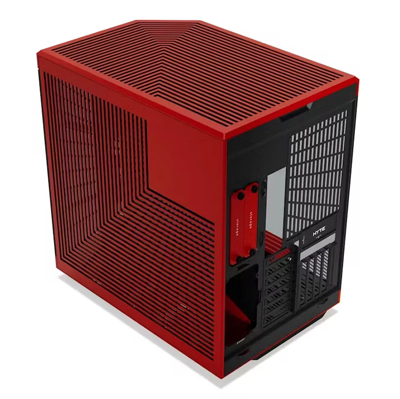 Hyte Y70 Dual Chamber ATX Mid-Tower Modern Aesthetic Case (Black, Black/Red, Black/White, White)