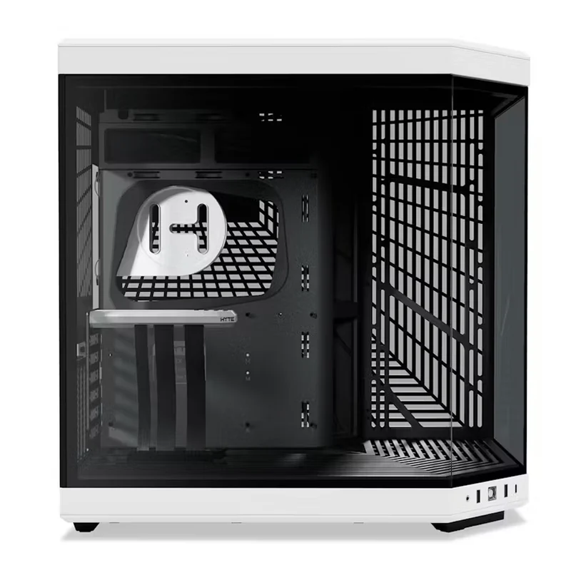 Hyte Y70 Dual Chamber ATX Mid-Tower Modern Aesthetic Case (Black, Black/Red, Black/White, White)