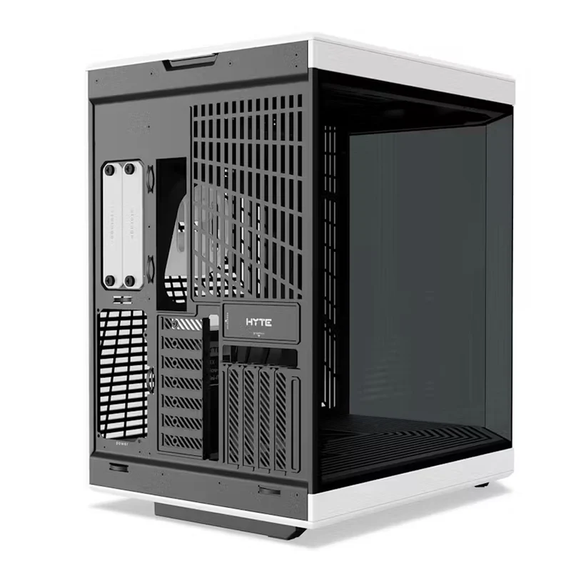 Hyte Y70 Dual Chamber ATX Mid-Tower Modern Aesthetic Case (Black, Black/Red, Black/White, White)