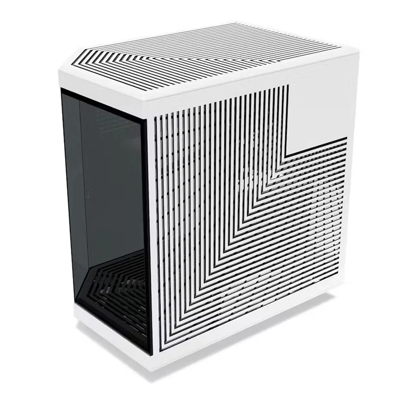 Hyte Y70 Dual Chamber ATX Mid-Tower Modern Aesthetic Case (Black, Black/Red, Black/White, White)