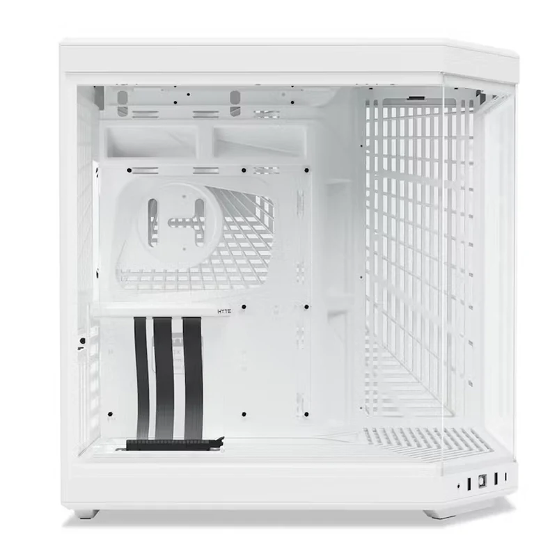 Hyte Y70 Dual Chamber ATX Mid-Tower Modern Aesthetic Case (Black, Black/Red, Black/White, White)
