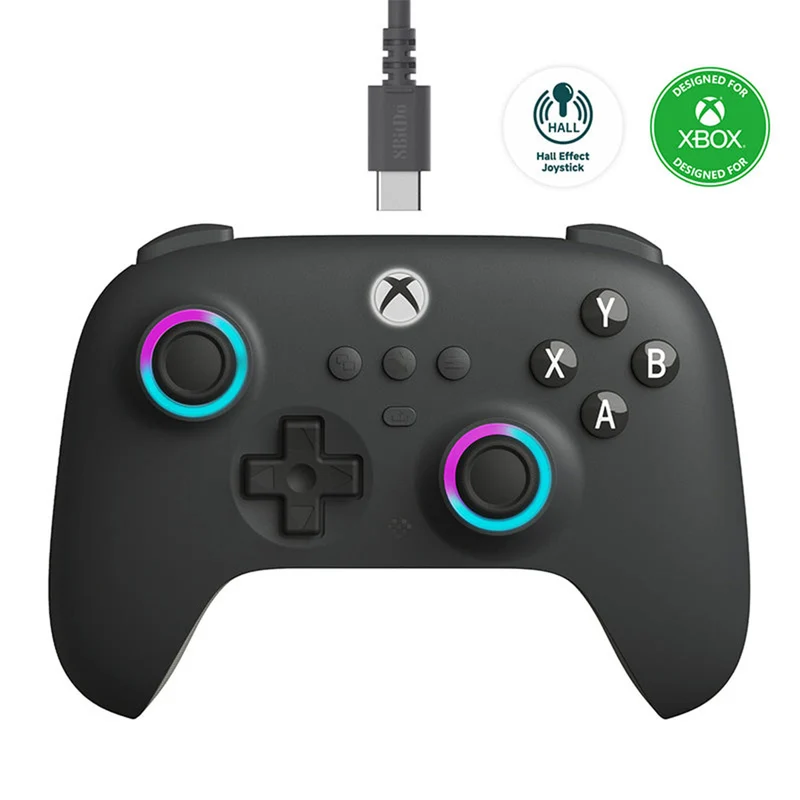 8Bitdo Ultimate C Wired Controller for Xbox | Game Pass Code (82CF) (Dark Green, Dark Gray, Orange)