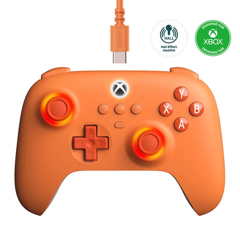 8Bitdo Ultimate C Wired Controller for Xbox | Game Pass Code (82CF) (Dark Green, Dark Gray, Orange)