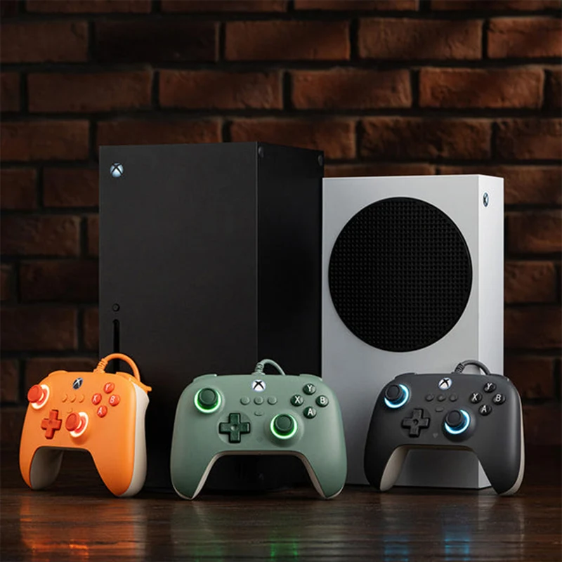 8Bitdo Ultimate C Wired Controller for Xbox | Game Pass Code (82CF) (Dark Green, Dark Gray, Orange)