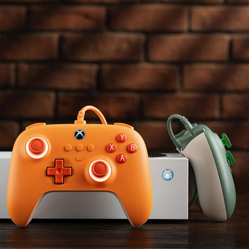 8Bitdo Ultimate C Wired Controller for Xbox | Game Pass Code (82CF) (Dark Green, Dark Gray, Orange)