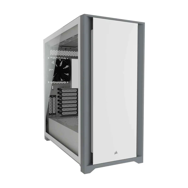 Corsair 5000D Tempered Glass Mid-Tower ATX PC Case (White) (CS-CC-9011209-WW)