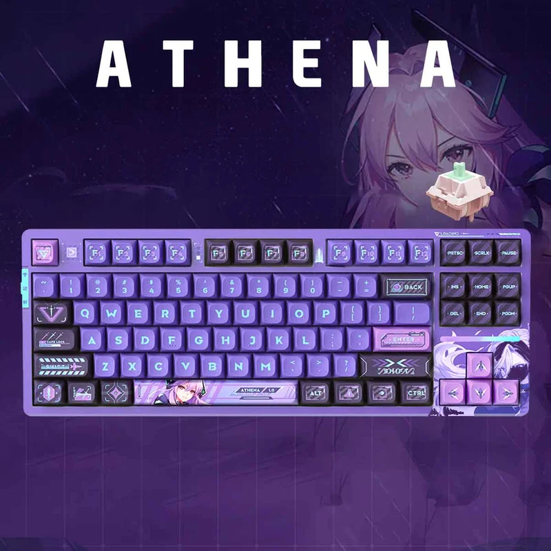 VXE V87 Pro Gasket RGB Mechanical Keyboard Anya Switch (Athena)