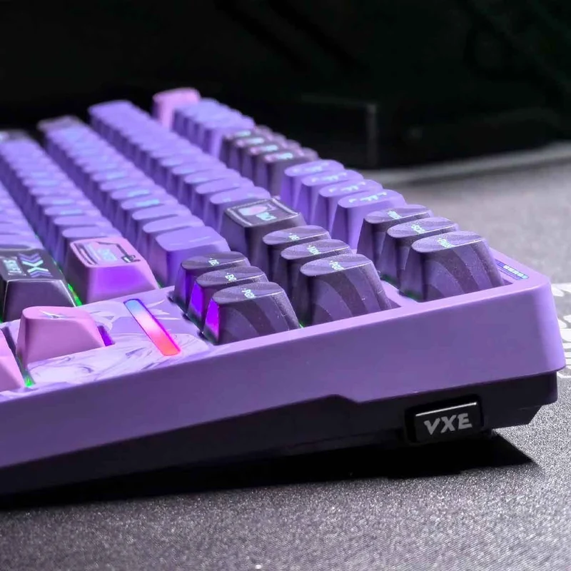 VXE V87 Pro Gasket RGB Mechanical Keyboard Anya Switch (Athena)
