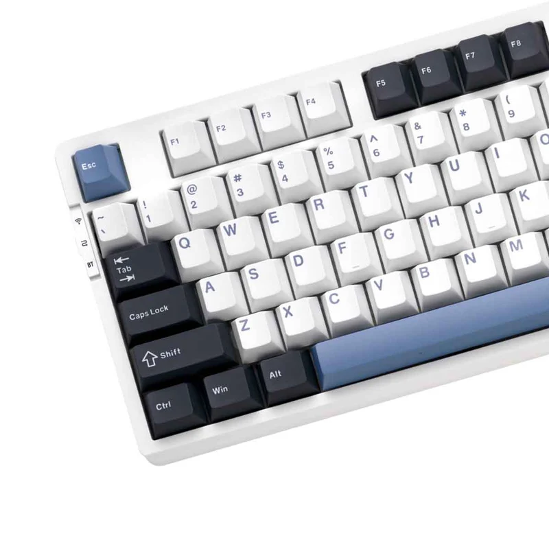 VXE V87 Tri-Mode RGB Hot-Swappable Mechanical Keyboard (Starry Sky) (Strawberry Pudding Switch)