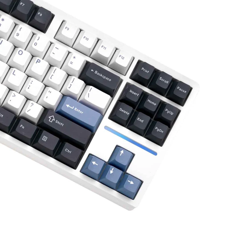 VXE V87 Tri-Mode RGB Hot-Swappable Mechanical Keyboard (Starry Sky) (Strawberry Pudding Switch)