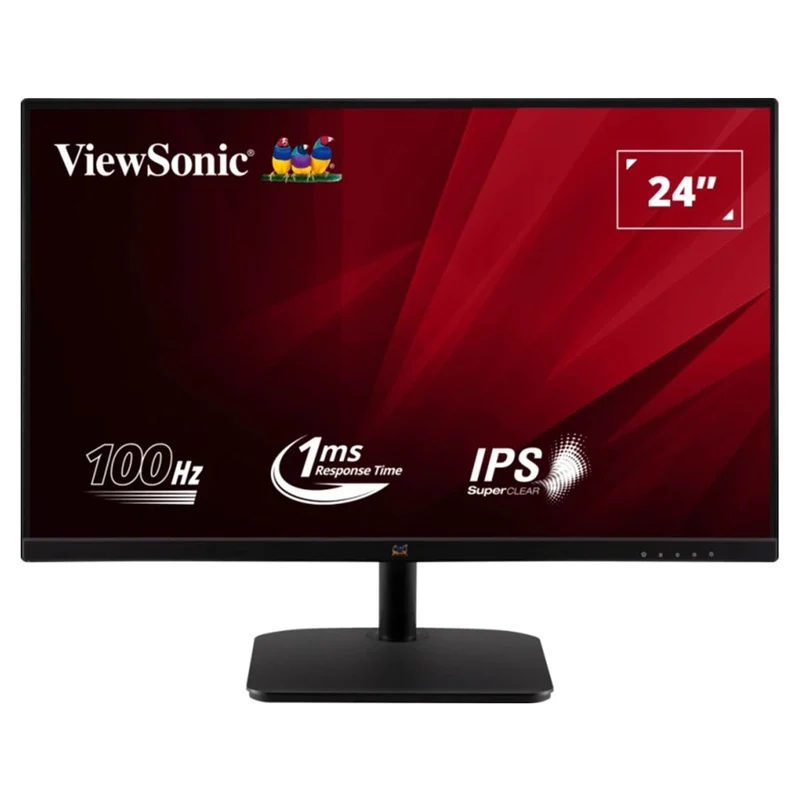 ViewSonic VA2432-H 24" FHD (1920x1080) 100Hz 1ms MPRT IPS Monitor with Frameless Design (Black)