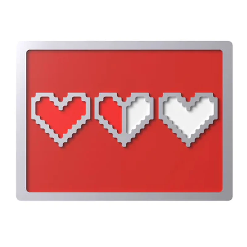 HyperX Badge Pack Gaming Keyboard Swappable Magnetic Badges (8-Bit, Abstract, Cute)