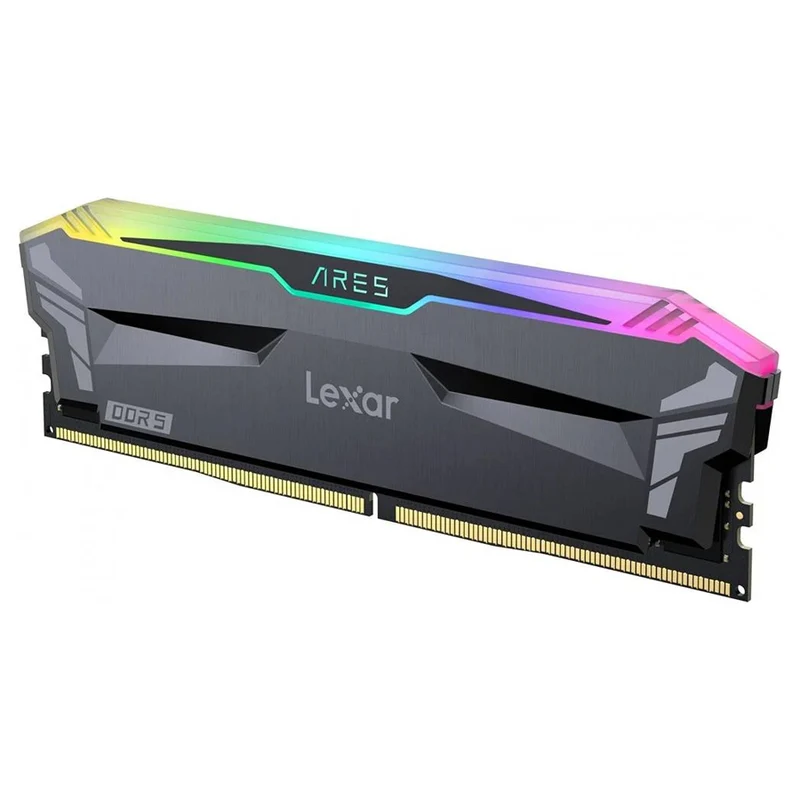 Lexar Ares RGB 32GB Kit (2x16GB) DDR5 6000MHz CL34 UDIMM Desktop Memory (LD5FU016G-R6000GDGA)