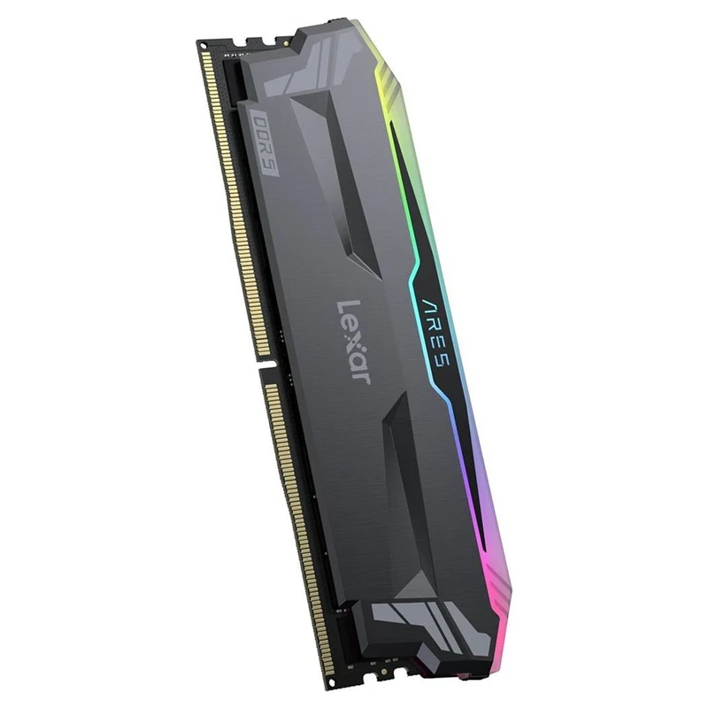 Lexar Ares RGB 32GB Kit (2x16GB) DDR5 6000MHz CL34 UDIMM Desktop Memory (LD5FU016G-R6000GDGA)