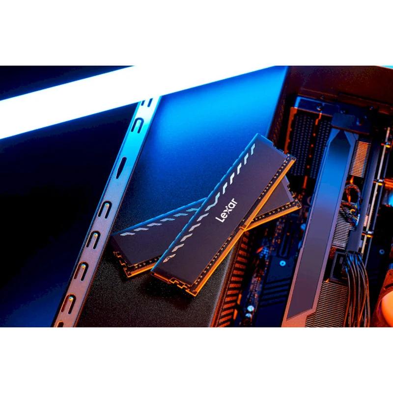 Lexar Thor 16GB Kit (2x8GB) DDR4 3600MHz CL18 Intel XMP 2.0 Gaming Desktop Memory (Black) (LD4U08G36C18LG-RGD)