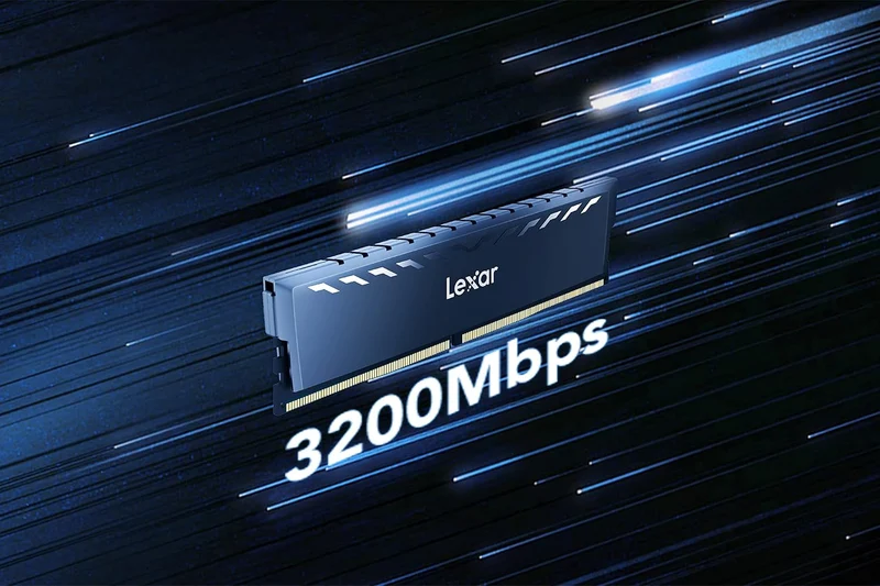 Lexar Thor 16GB Kit (2x8GB) DDR4 3200MHz CL16 Intel XMP 2.0 Gaming Desktop Memory (Dark Grey) (LD4BU008G-R3200GDXG)