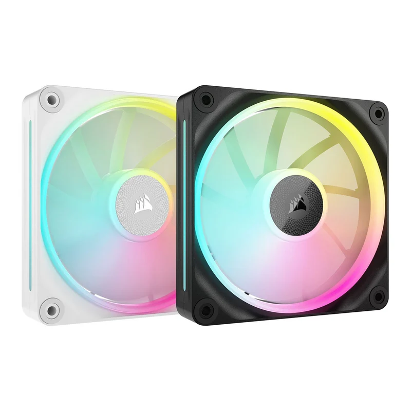 Corsair iCUE LINK LX120 RGB 120MM PWM PC Fan Expansion Kit (Single Pack) (Black, White)
