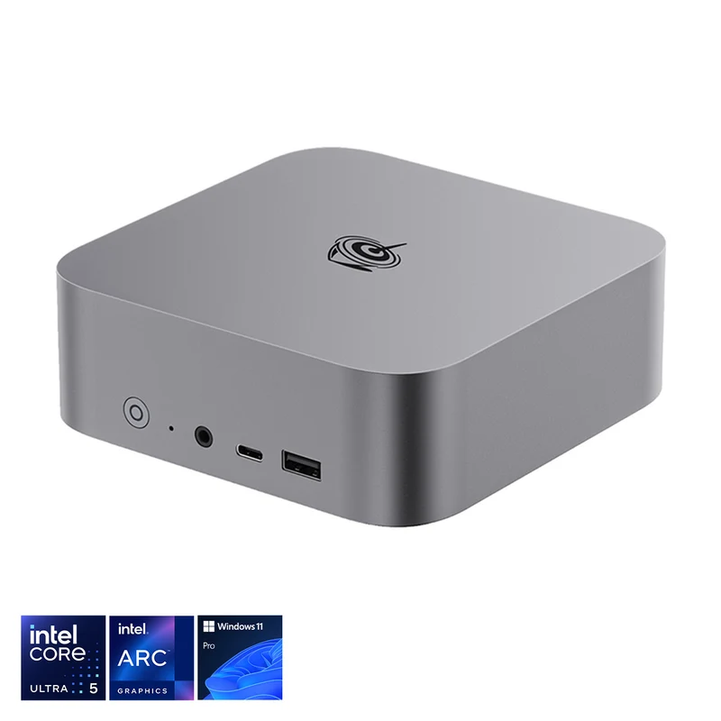 Beelink SEi14 Intel Core Ultra 5 125H Processor 32GB RAM 1TB SSD Mini PC (Frost Silver, Space Grey)