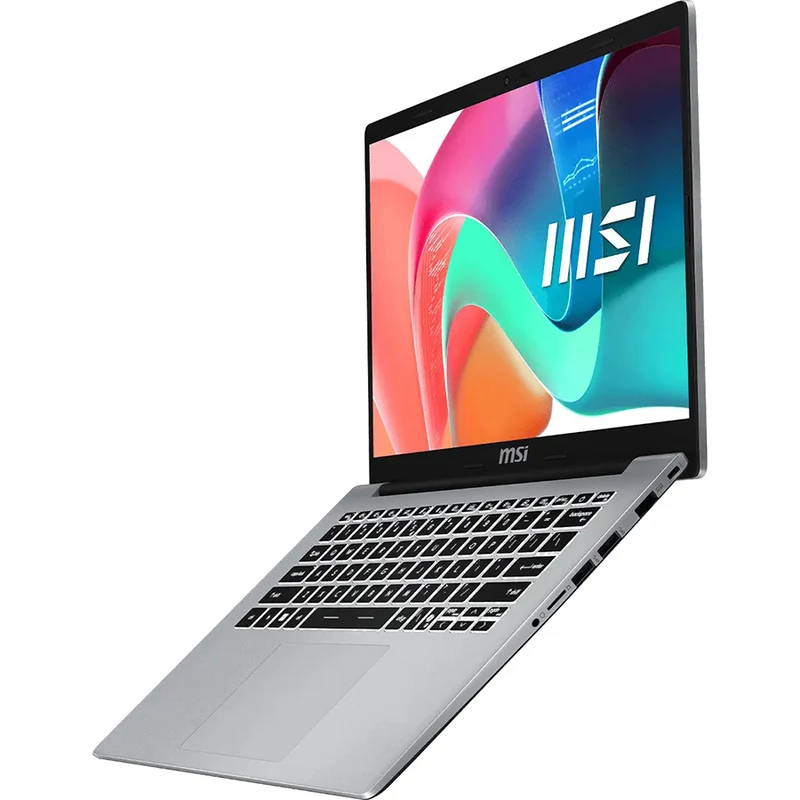MSI Modern 14 F13MG-031PH Laptop (Urban Silver) | 14" FHD (1920x1080) IPS | i5-1335U | 16GB RAM | 512GB SSD | Iris Xe Graphics | Windows 11 Home + MS Office Home & Student 2021 + MSI Sleeve Bag GP